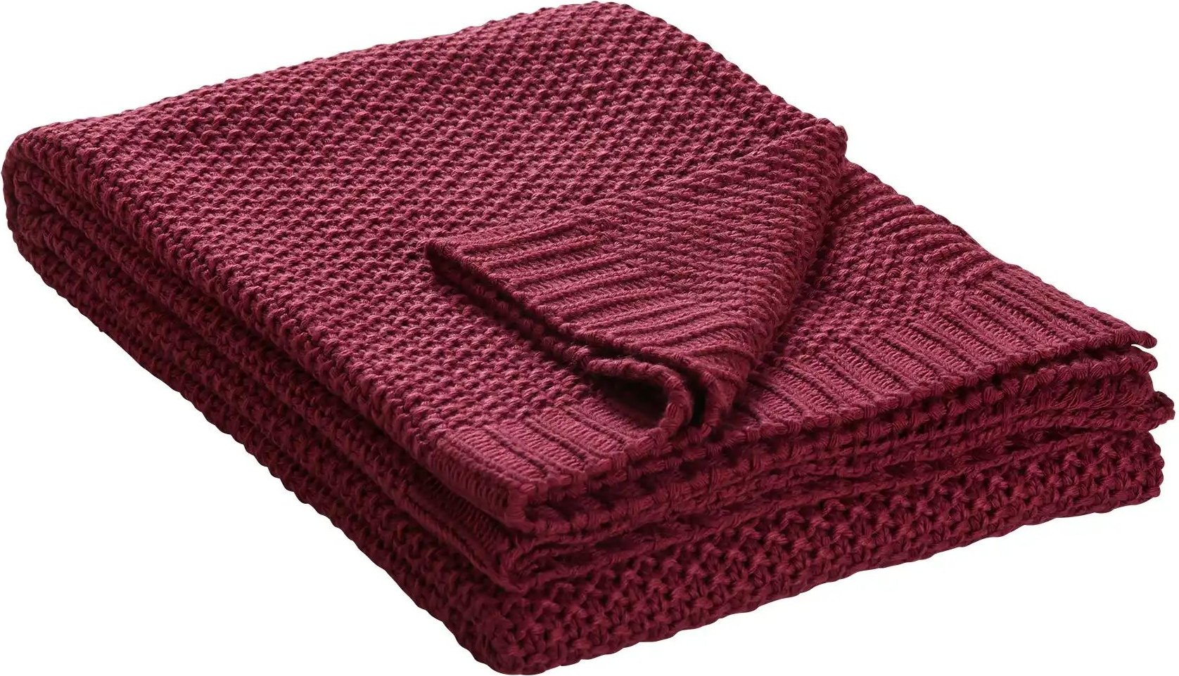 como Strickplaid  Lynn ¦ lila/violett ¦ Maße (cm): B: 130 Dekokissen & Decken > Kuscheldecken & Wohndecken - Höffner