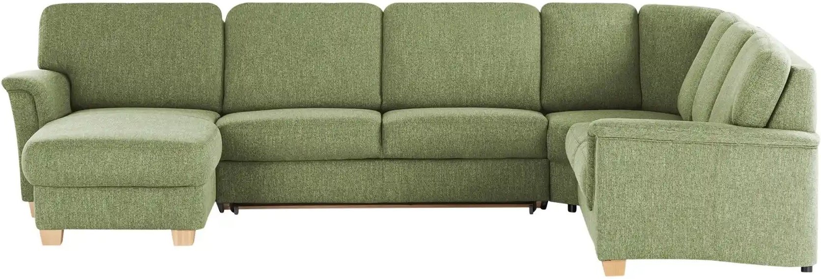 Thumbnail - smart Wohnlandschaft Valencia ¦ grün ¦ Maße (cm): B: 341 H: 90 T: 246.0 Polstermöbel > Sofas > Schlafsofas - Höffner