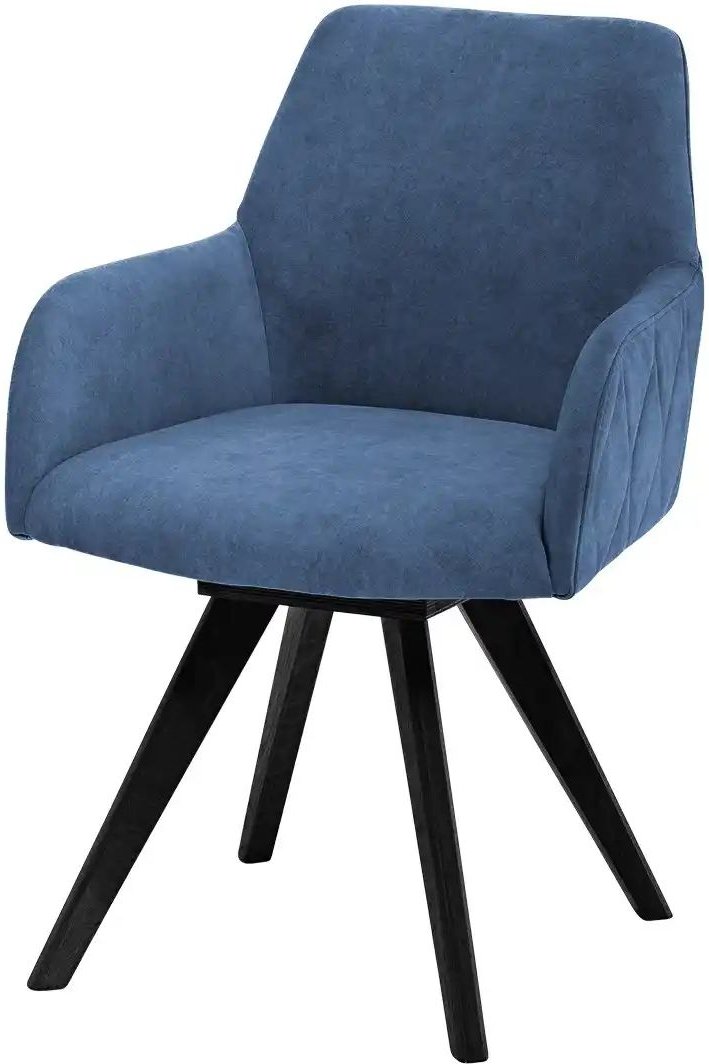 Woodford Esszimmerstuhl Damask ¦ blau ¦ Maße (cm): B: 61 H: 88 T: 66.5 Stühle > Küchenstühle > Küchenstühle mit Armlehn...