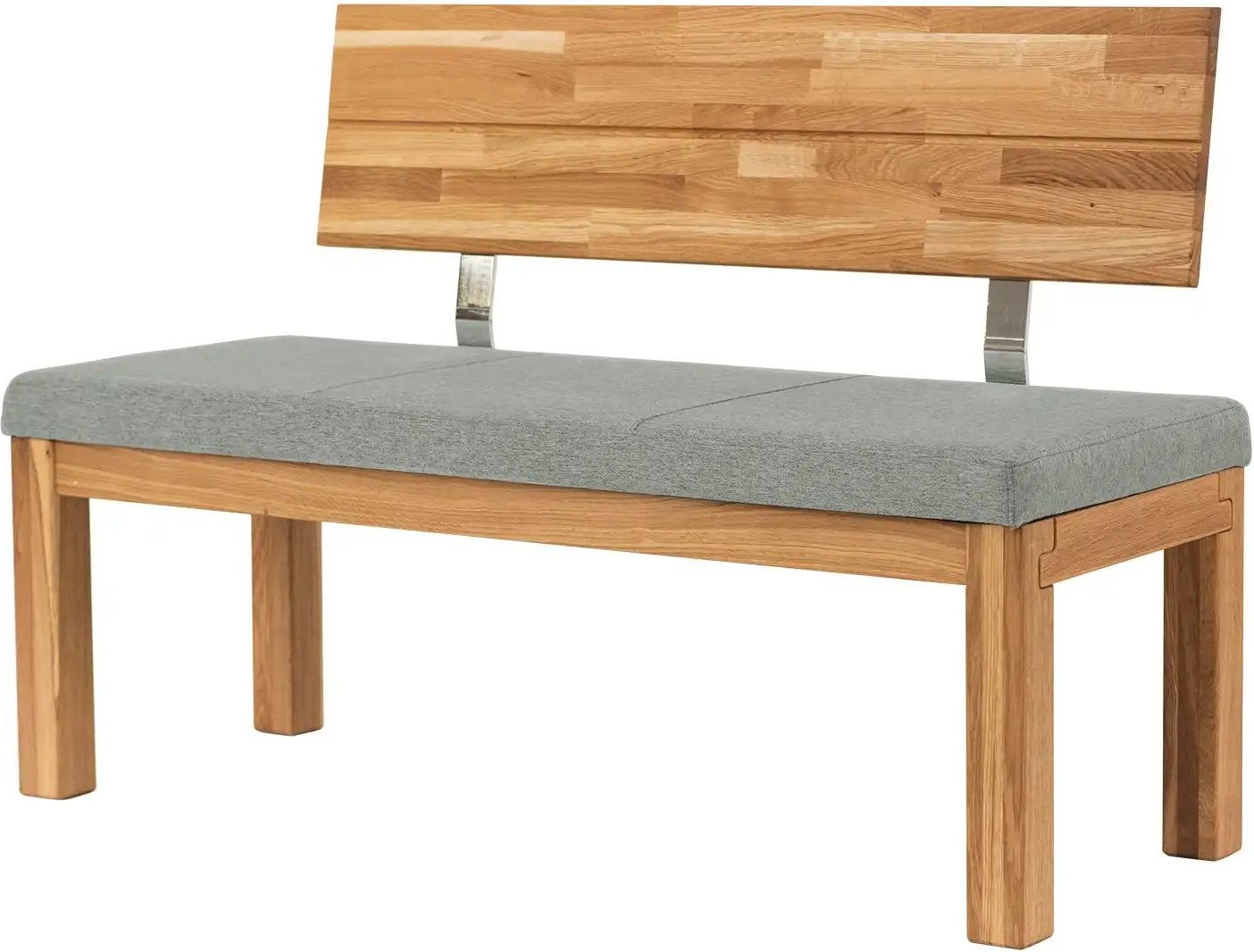 Woodford Polster-Sitzbank massiv Catania ¦ grau ¦ Maße (cm): B: 150 H: 87 T: 50.0 Bänke > Einzelbänke - Höffner