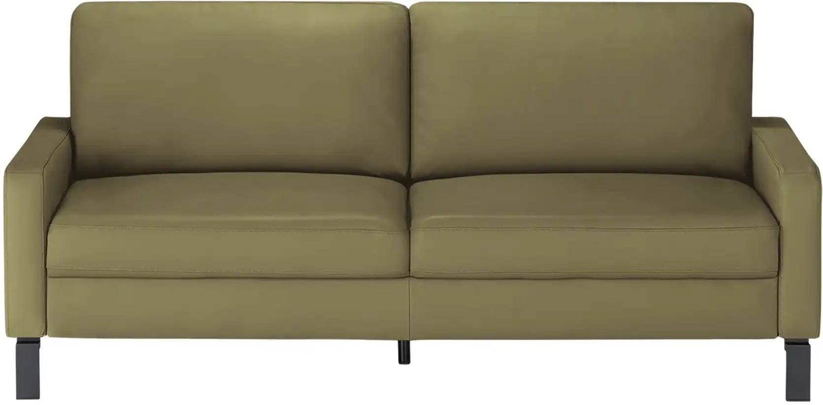 Max Schelling Ledersofa mit Winkelfüßen Maximum ¦ grün ¦ Maße (cm): B: 164 H: 86 T: 97.0 Polstermöbel > Sofas > 2-Sitzer...