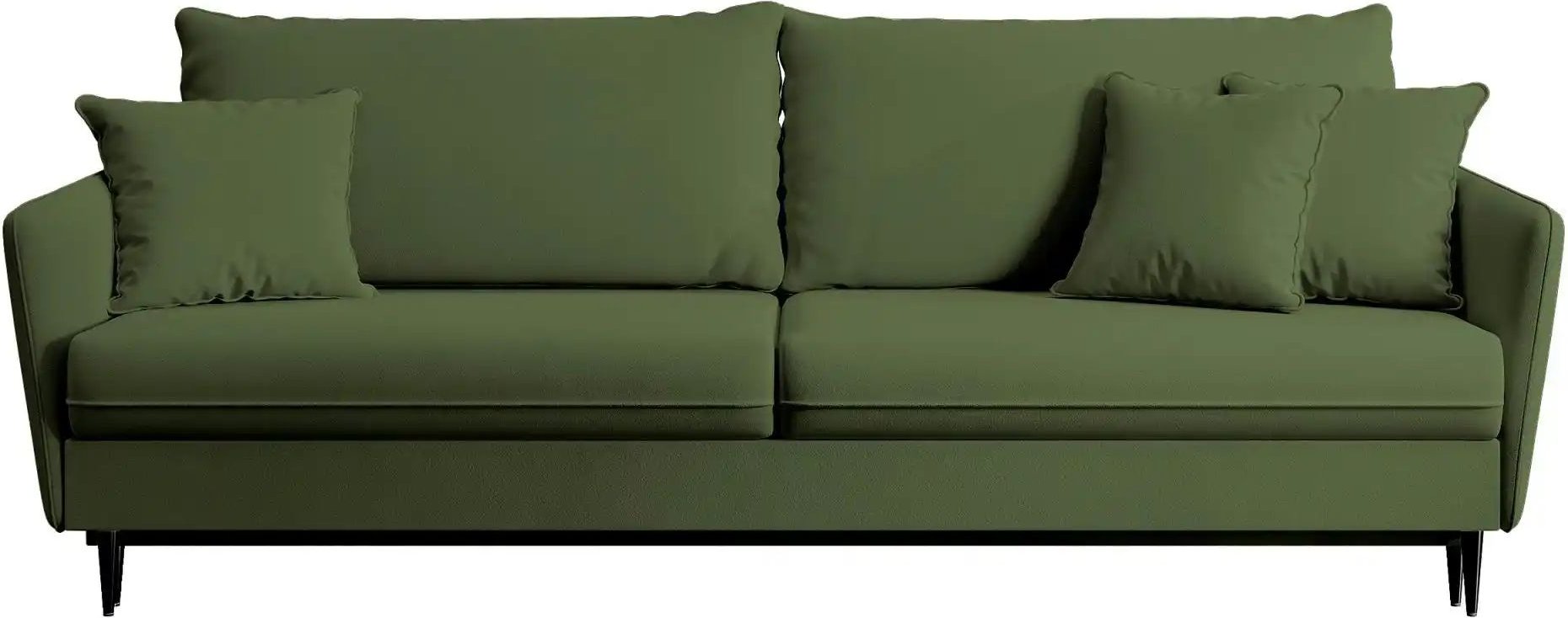 Selsey Einzelsofa mit Schlaffunktion Volio ¦ grün ¦ Maße (cm): B: 221 H: 90 Polstermöbel > Sofas > 3-Sitzer - Höffner