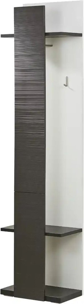 Garderobenpaneel Titan ¦ grau ¦ Spanplatte ¦ Maße (cm): B: 50 H: 206 T: 30.0 Garderoben & Kleiderstangen > Wandgarderob...