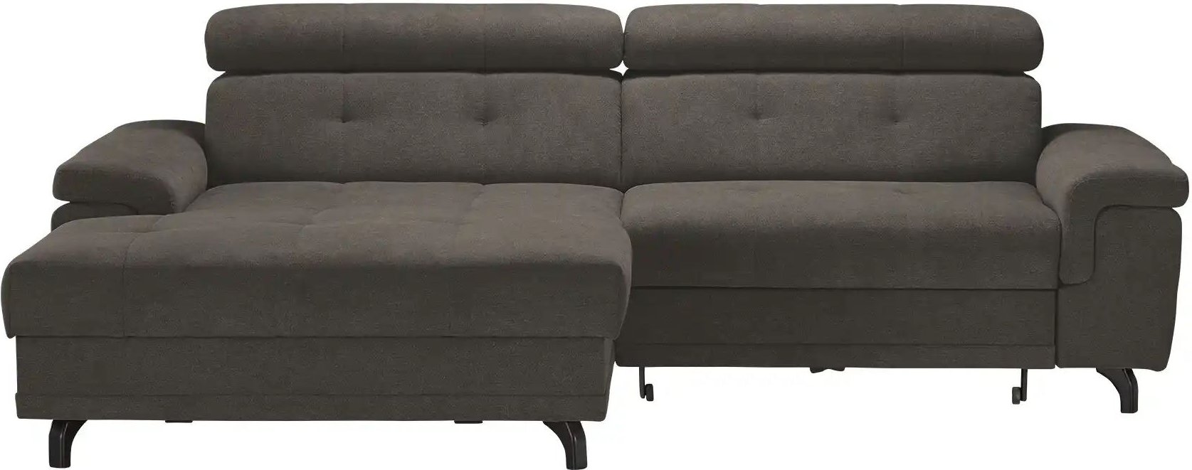 Ecksofa mit Schlaffunktion Frieda ¦ grau ¦ Maße (cm): B: 265 H: 87 T: 180.0 Polstermöbel > Sofas > Ecksofas - Höffner