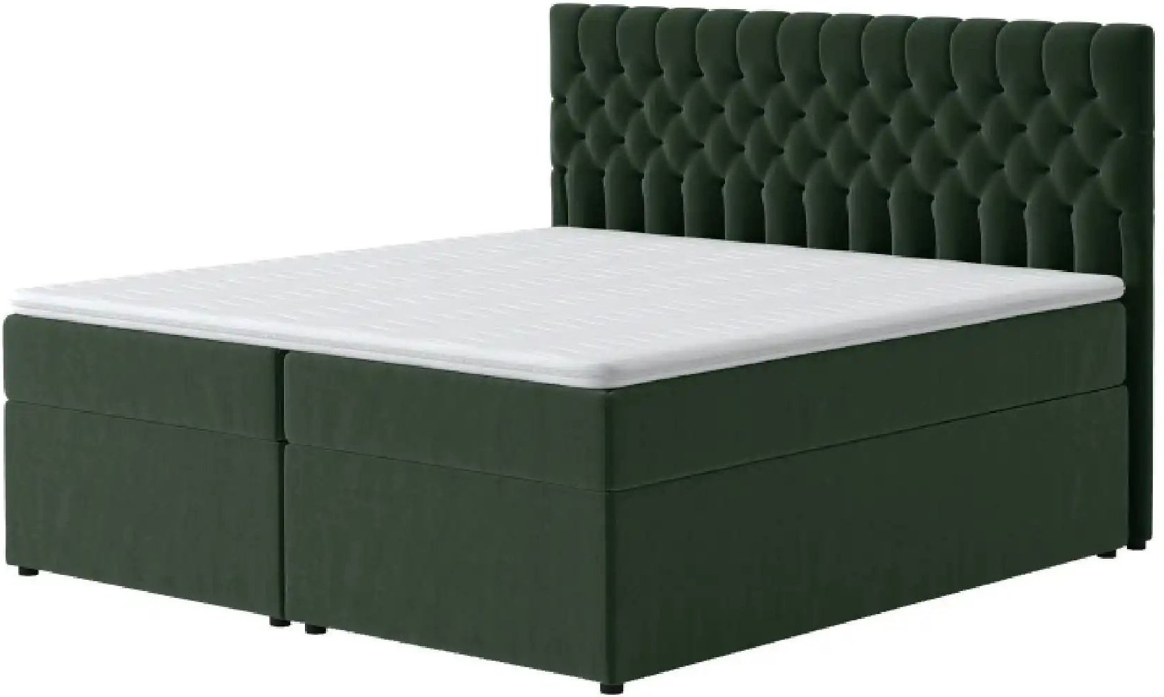 Boxbett mit Bettkasten Belek ¦ grün ¦ Maße (cm): B: 180 H: 125 Betten > Komfortbetten - Höffner