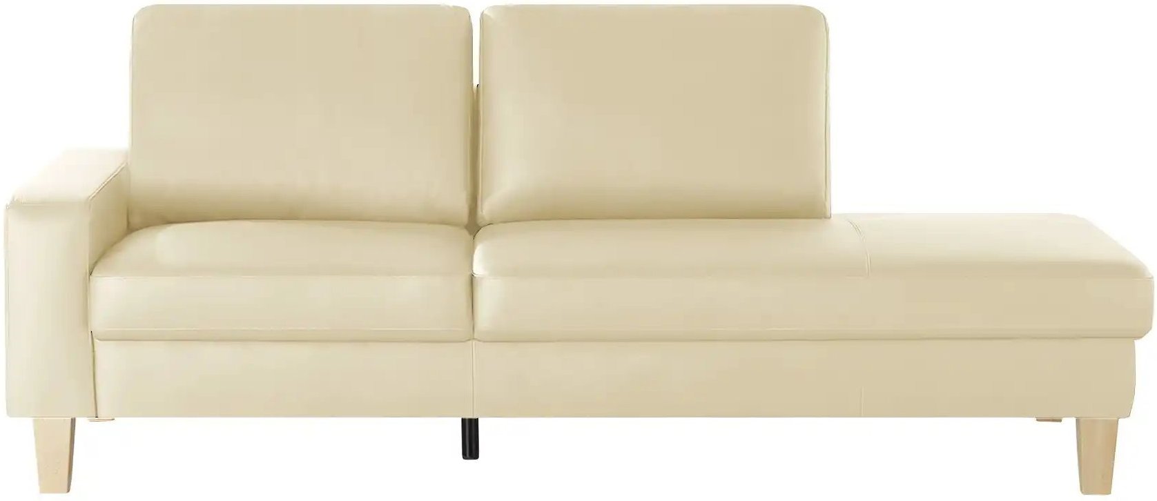 Recamiere aus Leder Bena ¦ creme ¦ Maße (cm): B: 213 H: 86 T: 97.0 Polstermöbel > Sofas > Einzelsofas - Höffner