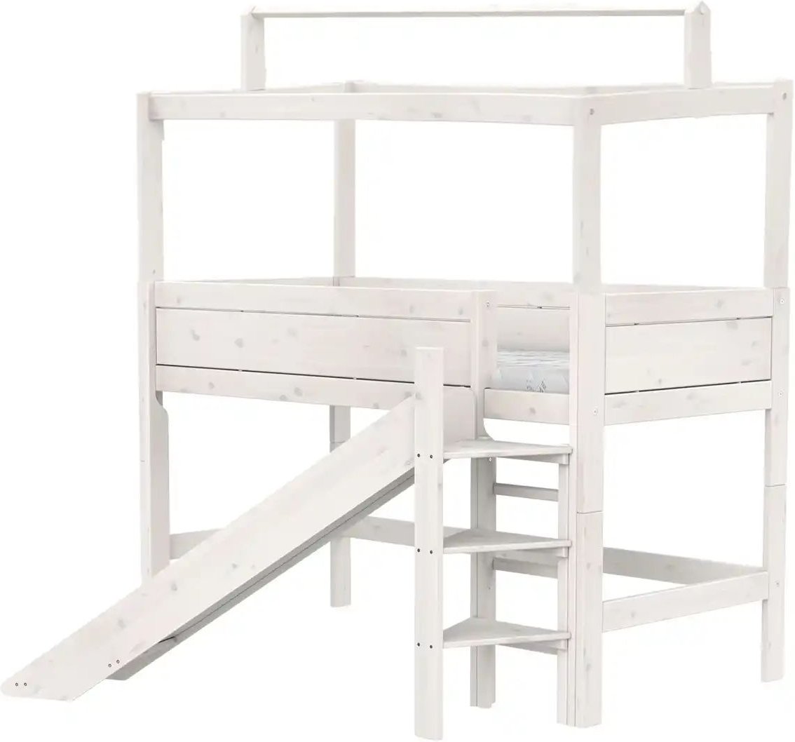 Lifetime Hausbett mit Rutsche Basis ¦ weiß ¦ Maße (cm): B: 207 H: 225 T: 192.0 Betten > Bettgestelle - Höffner