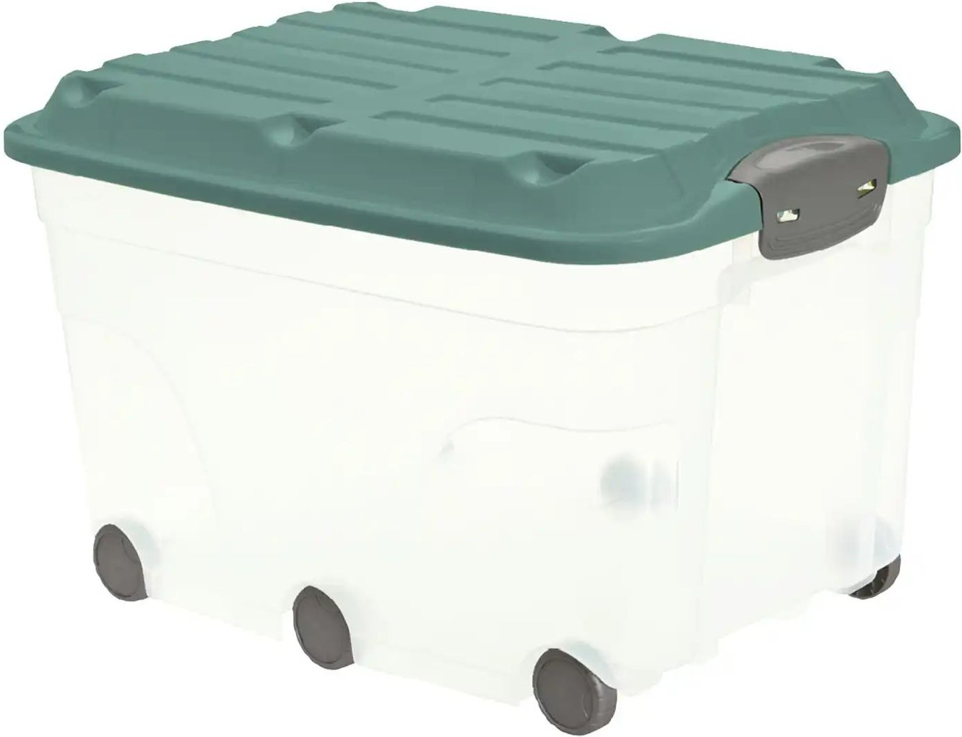 Rotho Rollbox mit Deckel Aufbewahrungsbox ¦ grün ¦ Kunststoff ¦ Maße (cm): B: 40 H: 37 Aufbewahrung > Aufbewahrungsboxe...