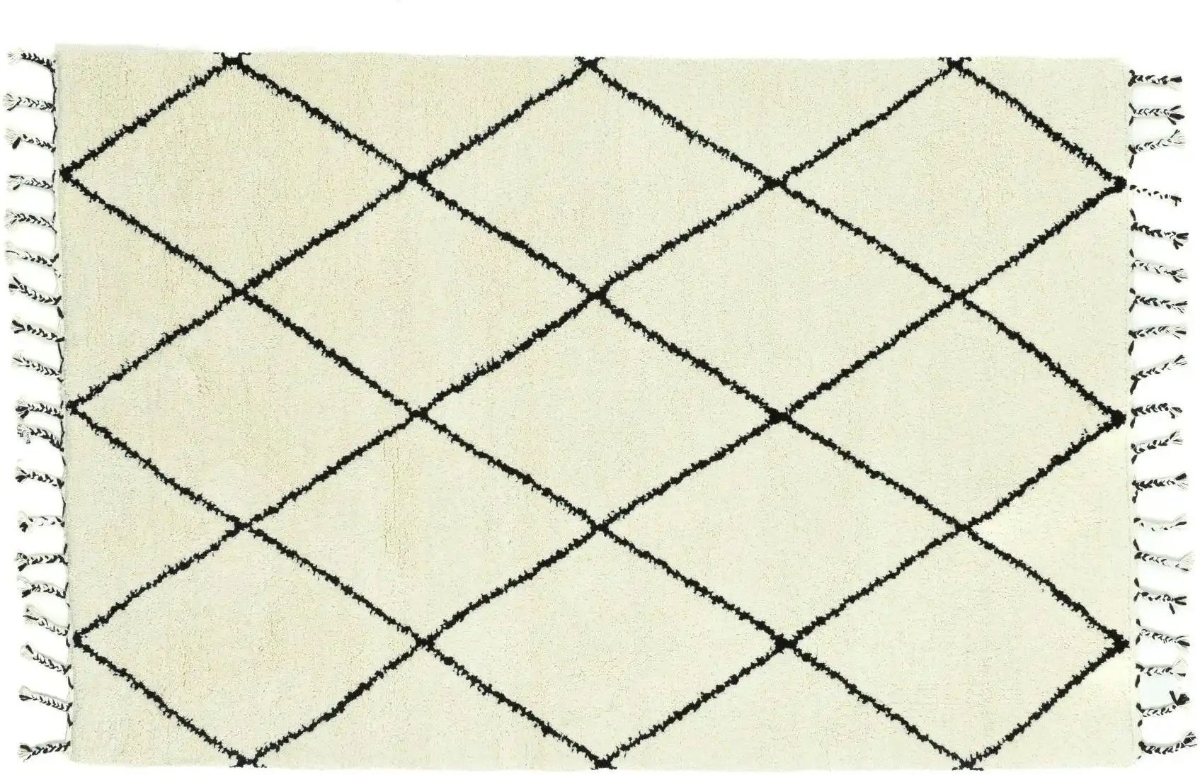 Thumbnail - THEKO Berberteppich Marmoucha ¦ schwarz ¦ Wolle ¦ Maße (cm): B: 90 H: 2,4 Teppiche > Wohnteppiche - Höffner