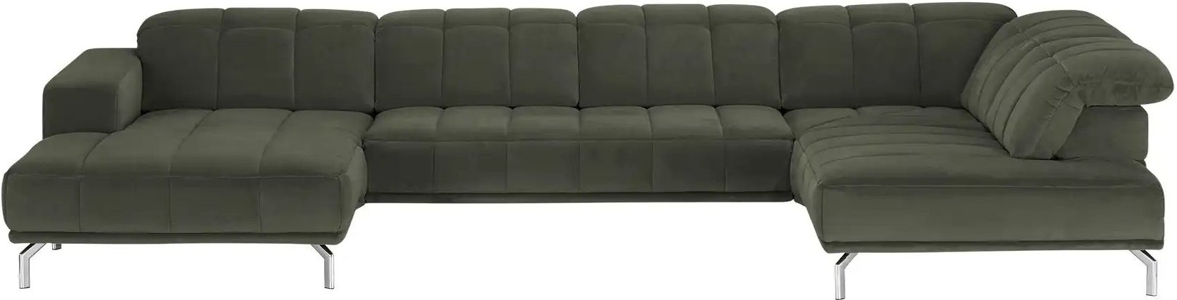 Lounge Collection Wohnlandschaft  Sarina ¦ grün ¦ Maße (cm): B: 383 H: 75 T: 212.0 Polstermöbel > Sofas > Wohnlandschaft...
