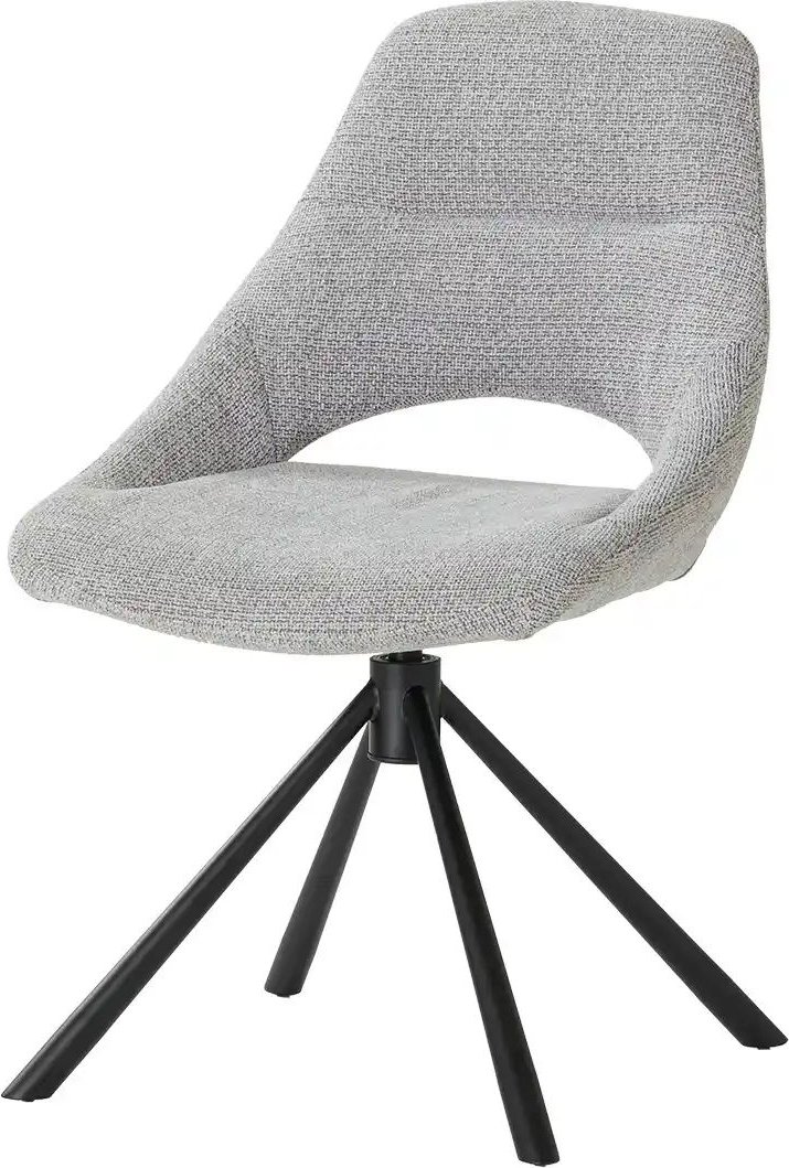 uno Esszimmerstuhl drehbar Debby ¦ grau ¦ Maße (cm): B: 53 H: 85 T: 61.5 Stühle > Küchenstühle > Polster Küchenstühle - ...