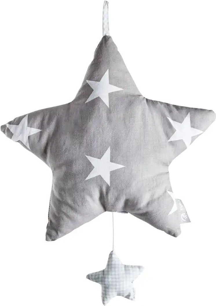 Roba Spieluhr Little Stars ¦ grau ¦ Polyester,Baumwolle ¦ Maße (cm): B: 27 H: 5 T: 27.0 Geschenkideen > Geschenke für K...