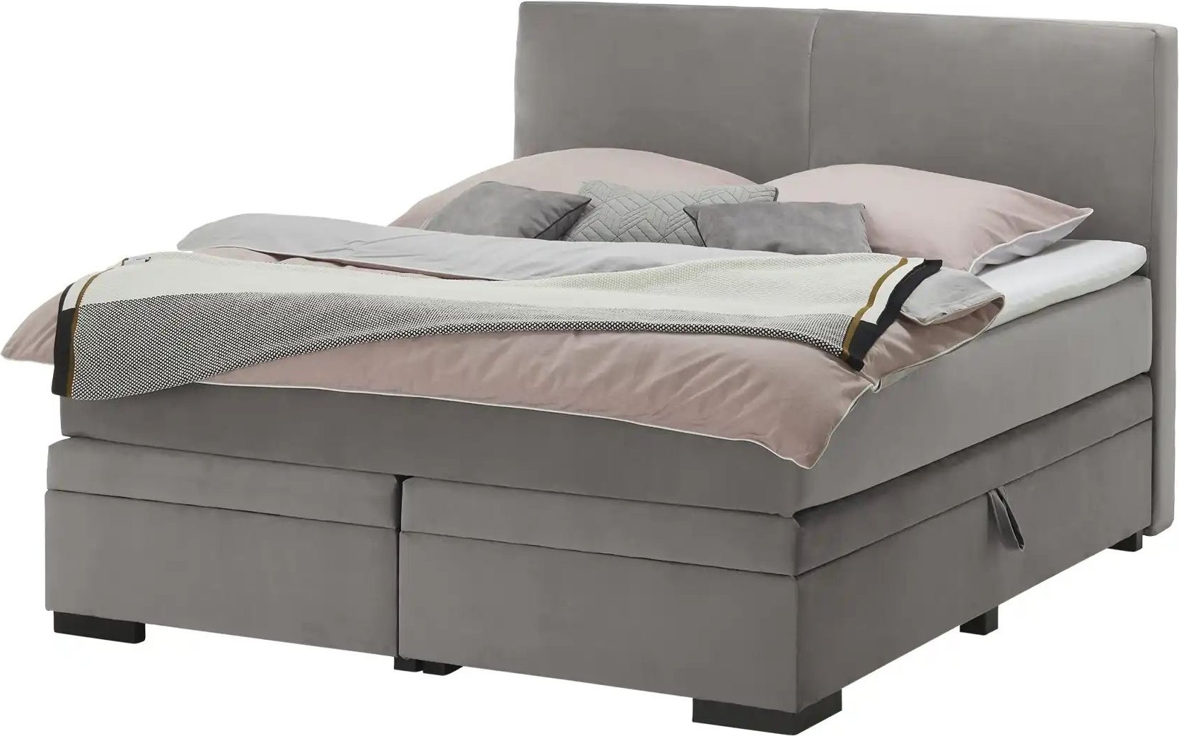 Boxi Boxspringbett mit Bettkasten Boxi Classic ¦ grau ¦ Maße (cm): B: 180 H: 125 Betten > Boxspringbetten - Höffner