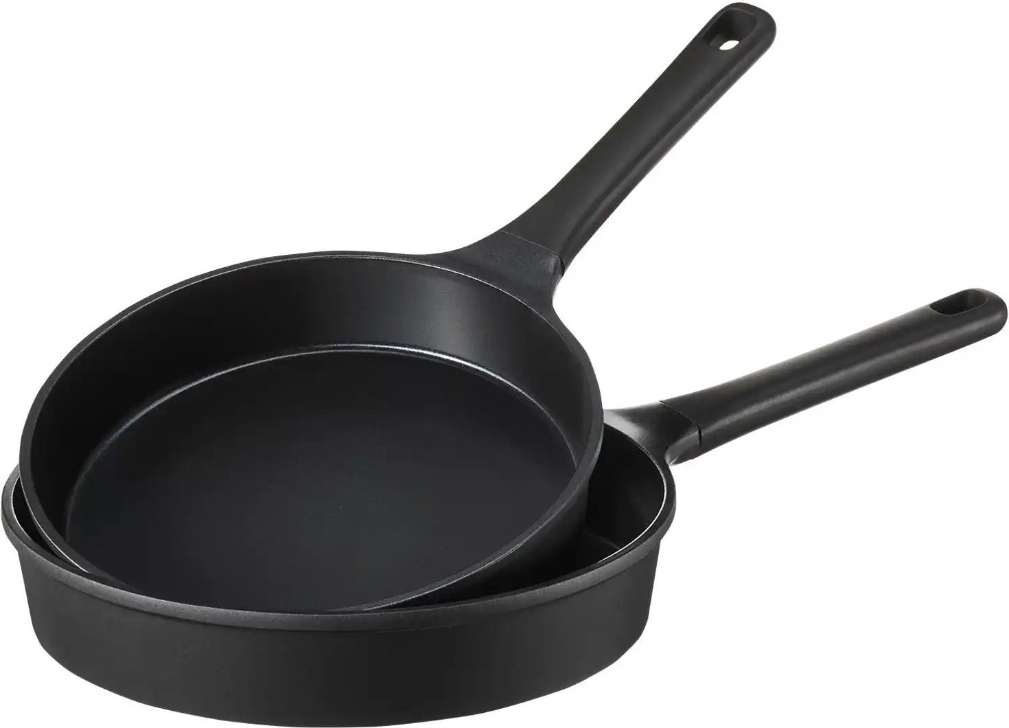 Berndes Bratpfannenset 2er Set ¦ schwarz ¦ Aluminium ¦ Maße (cm): H: 5,5 Ø: 24 Töpfe & Pfannen & Zubehör > Topf und Pf...