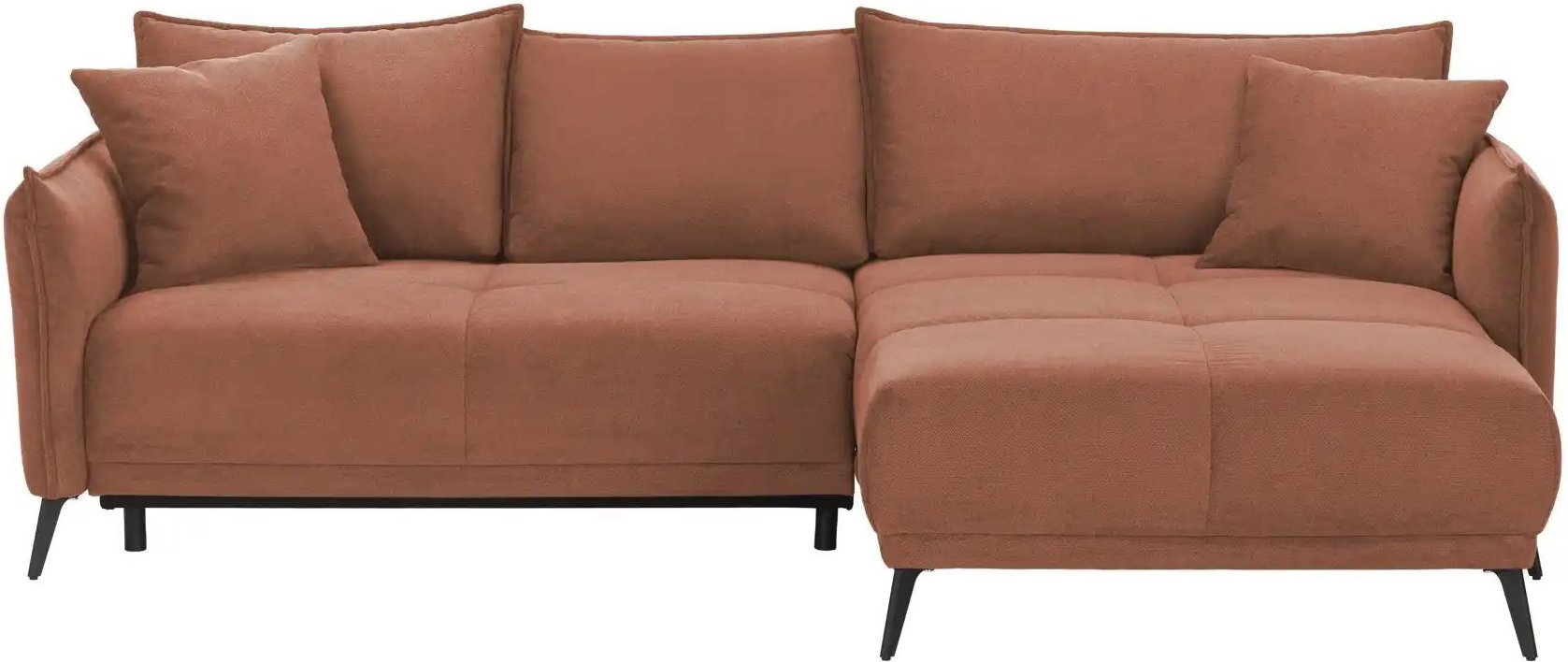 pop Ecksofa Vega De Luxe ¦ orange ¦ Maße (cm): B: 305 H: 91 T: 192.0 Polstermöbel > Sofas > Ecksofas - Höffner