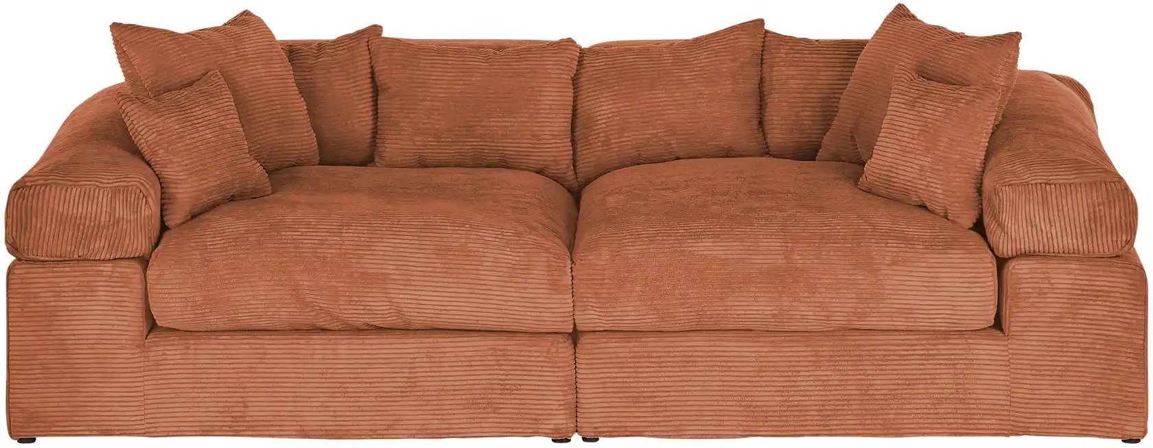 smart Big Sofa Lianea ¦ rot ¦ Maße (cm): B: 260 H: 86 T: 133.0 Polstermöbel > Sofas > 2-Sitzer - Höffner