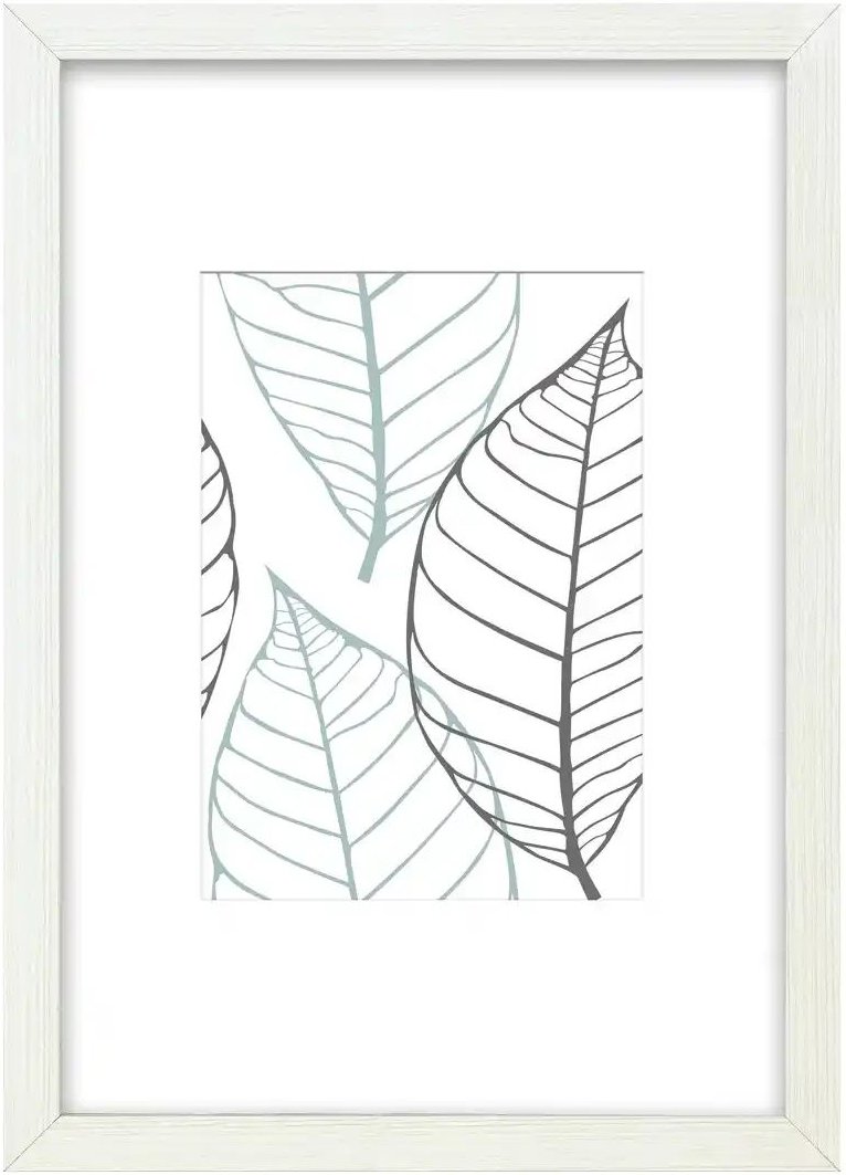 Holzbilderrahmen 21x30 cm Iceland ¦ weiß ¦ Holzwerkstoff ¦ Maße (cm): B: 23 H: 32 T: 2.8 Accessoires > Bilderrahmen - H...