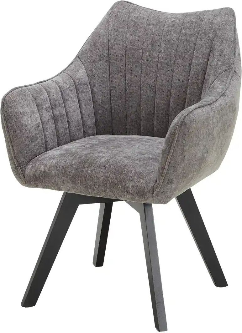 uno Armlehnstuhl drehbar Nairobi ¦ grau ¦ Maße (cm): B: 63 H: 88 T: 62.0 Stühle > Esszimmerstühle > Esszimmerstühle mit ...