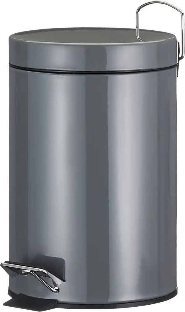 KHG Kosmetikeimer 3 l ¦ grau ¦ Aluminium ¦ Maße (cm): H: 26 Ø: 16.8 Küchenzubehör & Helfer > Abfallbehälter - Höffner