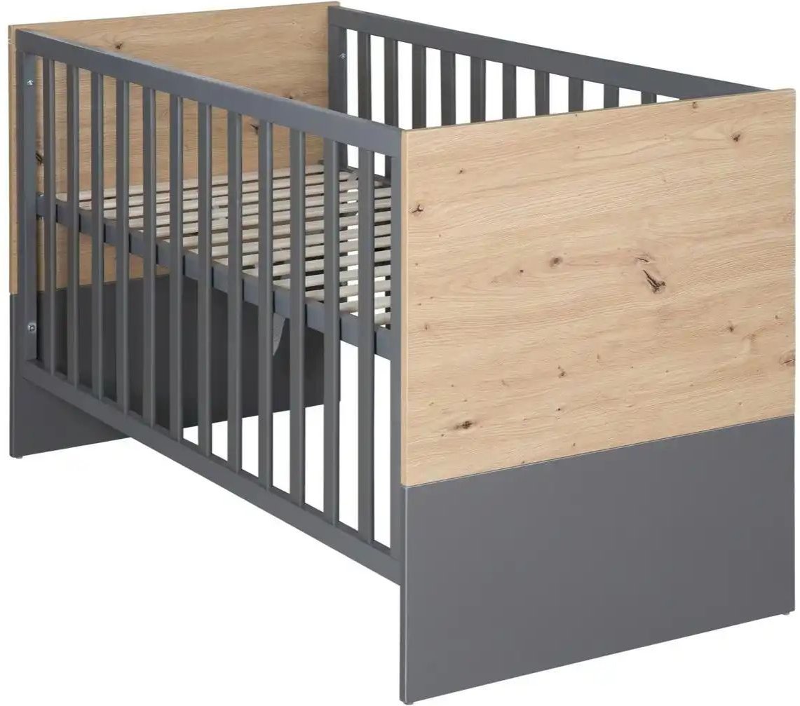 Roba Kinderbett Anna ¦ grau ¦ Maße (cm): B: 64,5 H: 80 Baby > Babymöbel > Beistellbetten - Höffner