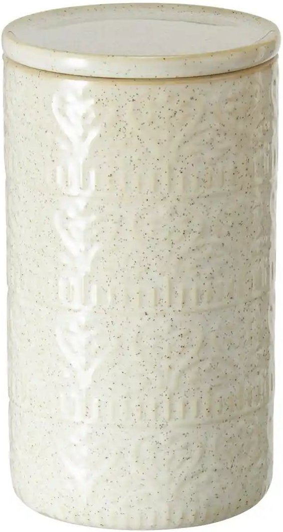 KHG Aufbewahrungsdose ¦ weiß ¦ Steinzeug/Steingut ¦ Maße (cm): H: 18 Ø: 10.3 Küchenzubehör & Helfer > Küchenhelfer - ...