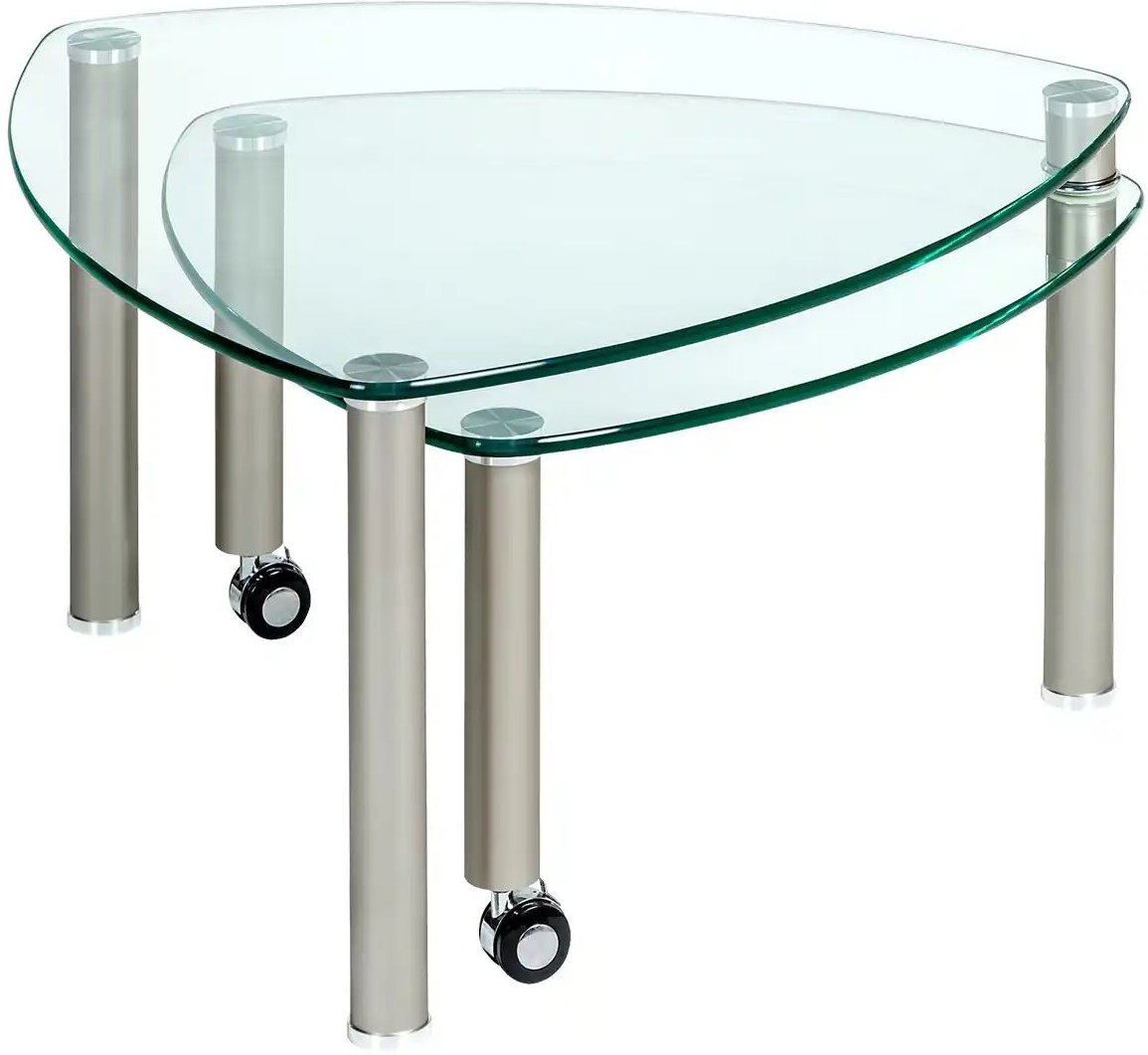 Couchtisch Vilshofen ¦ transparent/klar ¦ Maße (cm): B: 80,5 H: 43 Tische > Mehr Tische > Couchtische mit Glasplatte - ...