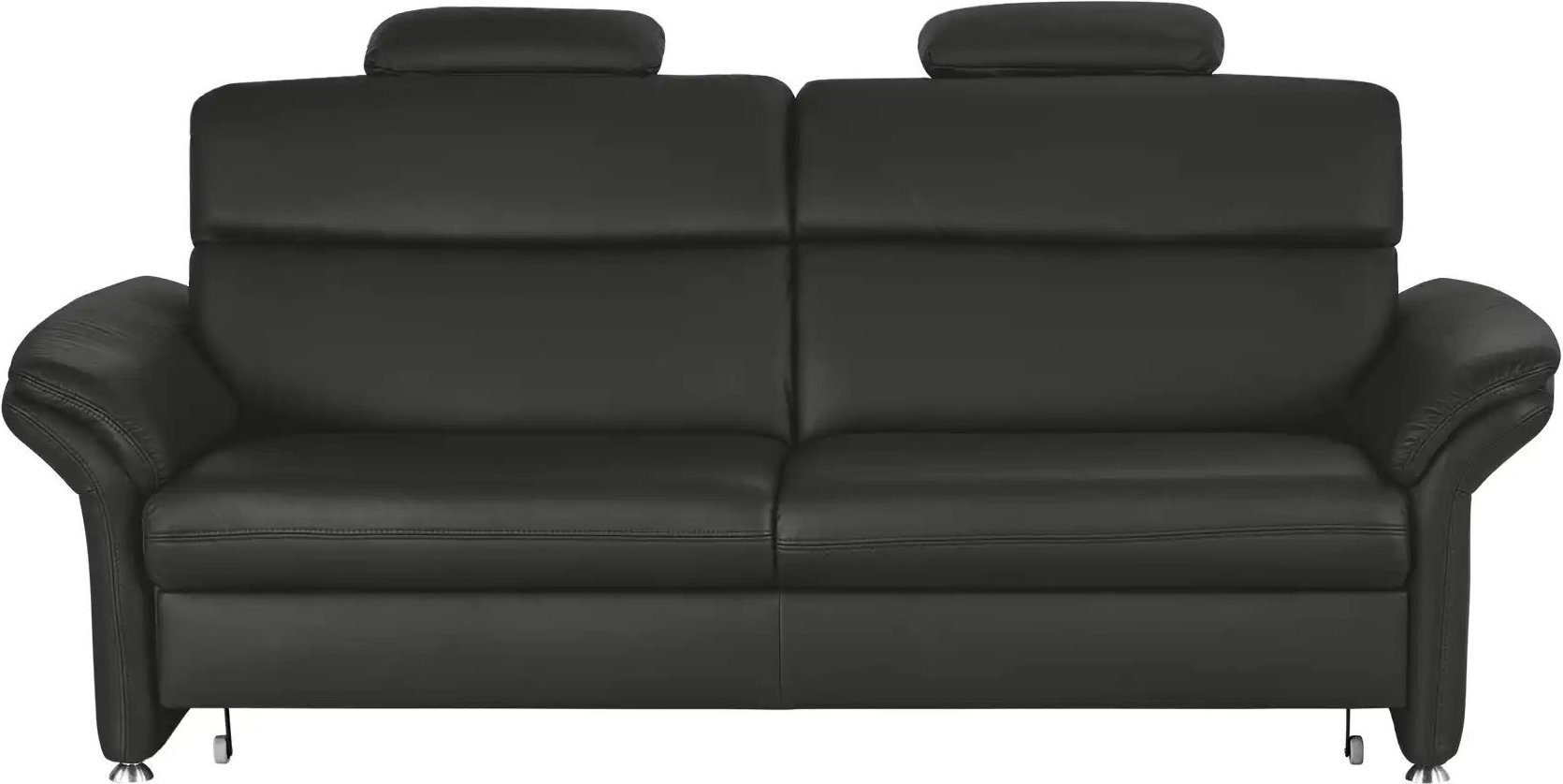 meinSofa Einzelsofa Leder Manon ¦ schwarz ¦ Maße (cm): B: 228 H: 94 T: 92.0 Polstermöbel > Sofas > 3-Sitzer - Höffner