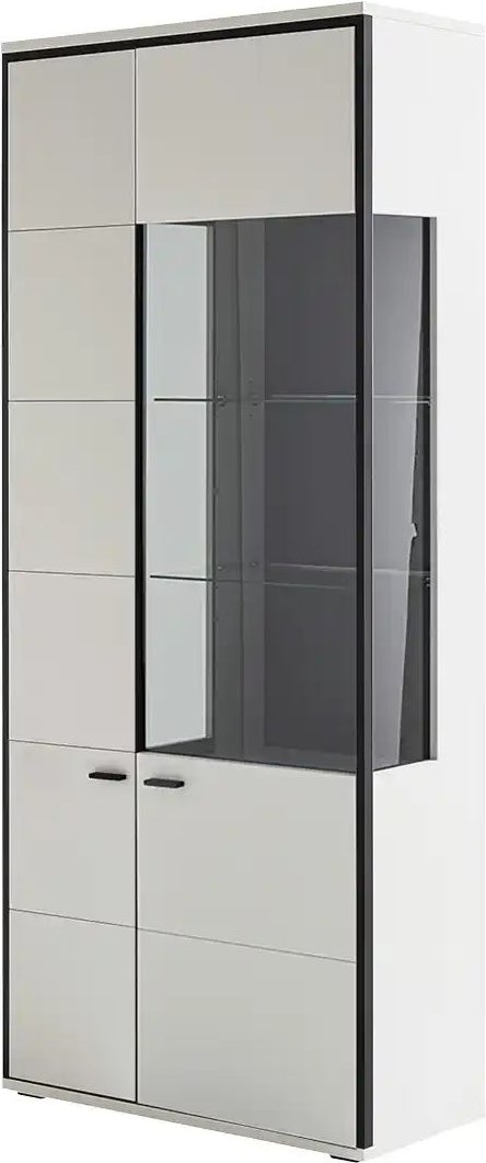 uno Kombi-Vitrine Orella ¦ weiß ¦ Maße (cm): B: 84 H: 199 T: 38.0 Schränke > Vitrinen - Höffner