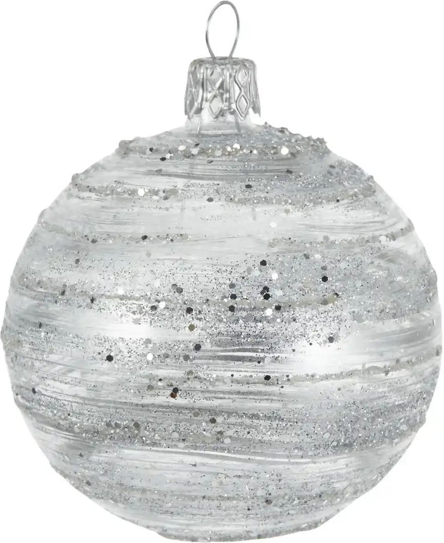 Weihnachtsbaumkugel   ¦ silber ¦ Glas Ø: 7 Weihnachten - Höffner