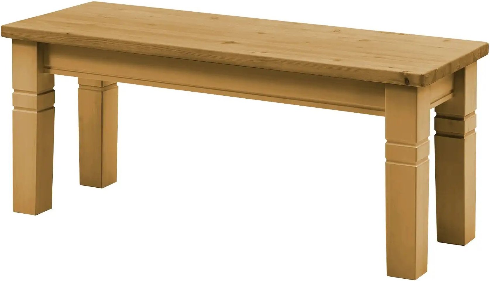 maison bleue Sitzbank massiv Florian ¦ holzfarben ¦ Maße (cm): B: 40 H: 46 Bänke > Einzelbänke - Höffner