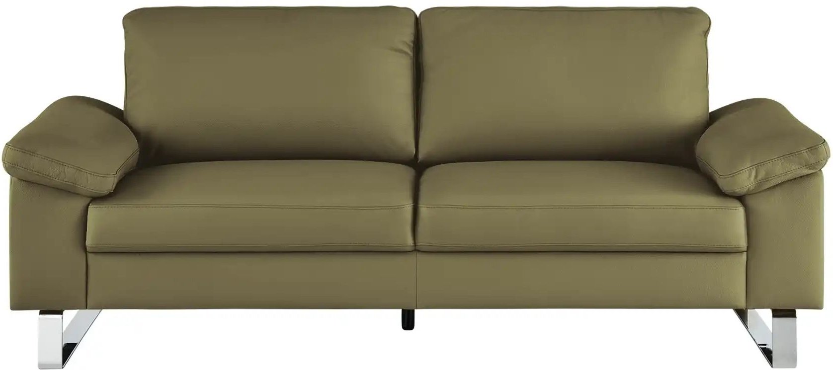 Thumbnail - Max Schelling Ledersofa aus Echtleder Maximum ¦ grün ¦ Maße (cm): B: 184 H: 86 T: 97.0 Polstermöbel > Sofas > 2-Sitzer -...