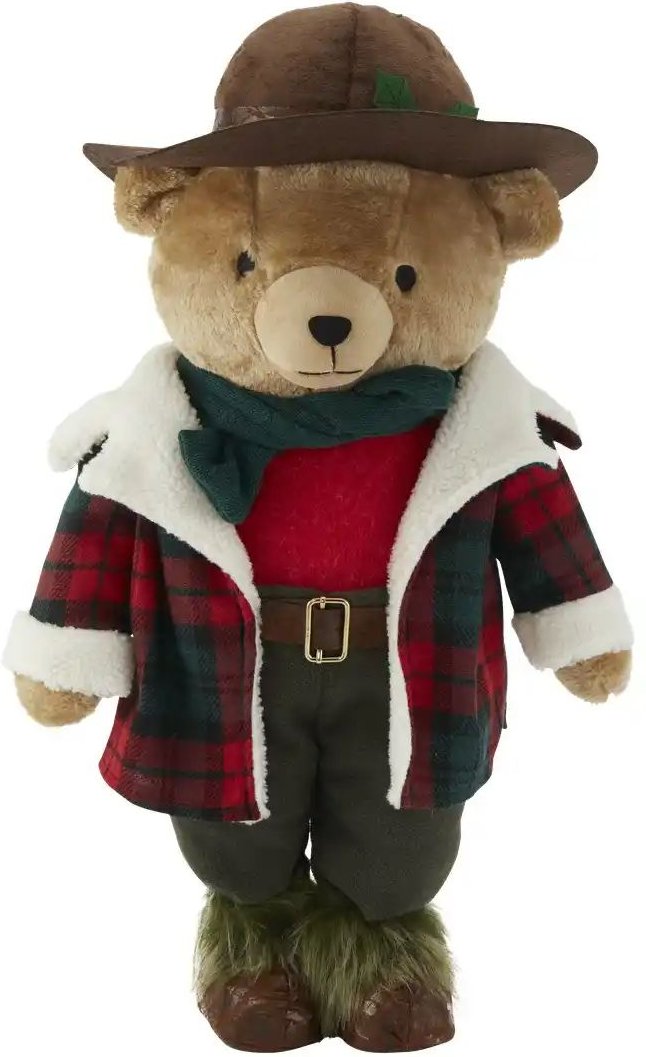 Deko Figur Bär   ¦ braun ¦ Polyester,Metall ¦ Maße (cm): B: 38 H: 60 T: 23.0 Weihnachten - Höffner