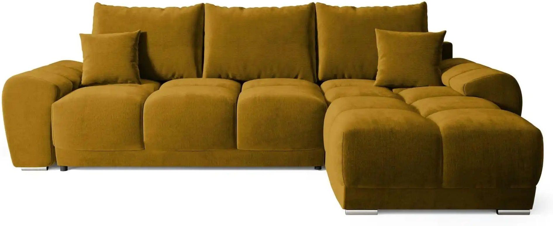 Thumbnail - Ecksofa mit Schlaffunktion Nubes ¦ gelb ¦ Maße (cm): B: 290 H: 85 Polstermöbel > Sofas > 3-Sitzer - Höffner