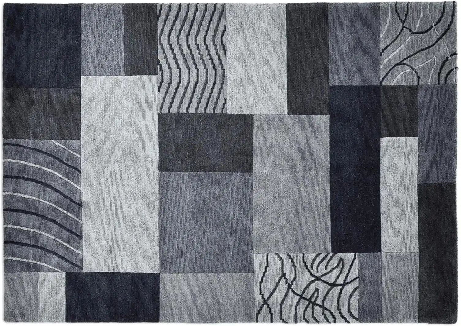 THEKO Wollteppich  Domas ¦ grau ¦ Wolle ¦ Maße (cm): B: 140 H: 1,2 Teppiche > Wohnteppiche - Höffner