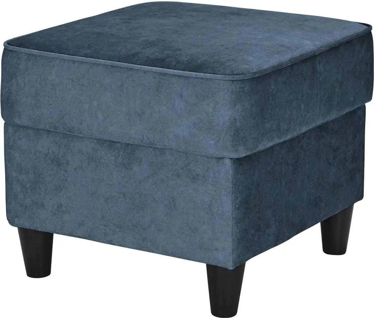 Hocker Kivana ¦ blau ¦ Maße (cm): B: 52 H: 45 T: 52.0 Polstermöbel > Hocker - Höffner