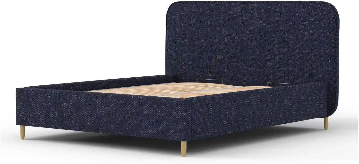 Polsterbett mit Stauraum Livy ¦ blau ¦ Maße (cm): B: 171 H: 116 Betten > Polsterbetten - Höffner