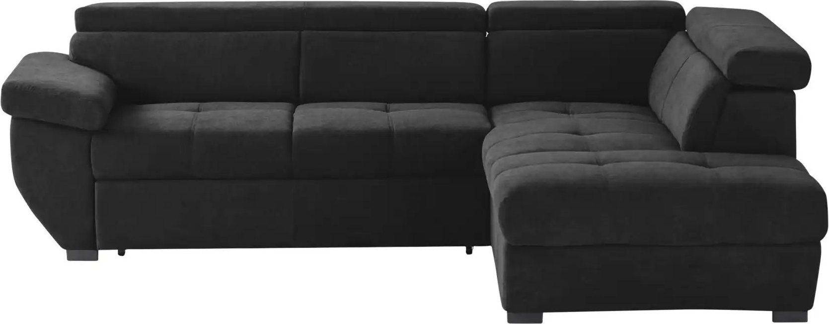 Thumbnail - uno Ecksofa Formula ¦ schwarz ¦ Maße (cm): B: 262 H: 79 T: 224.0 Polstermöbel > Sofas > Ecksofas - Höffner