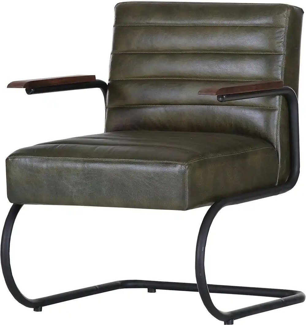 Freischwinger Sessel Buff ¦ grün ¦ Maße (cm): B: 68 H: 84 T: 78.0 Stühle > Schwingstühle - Höffner