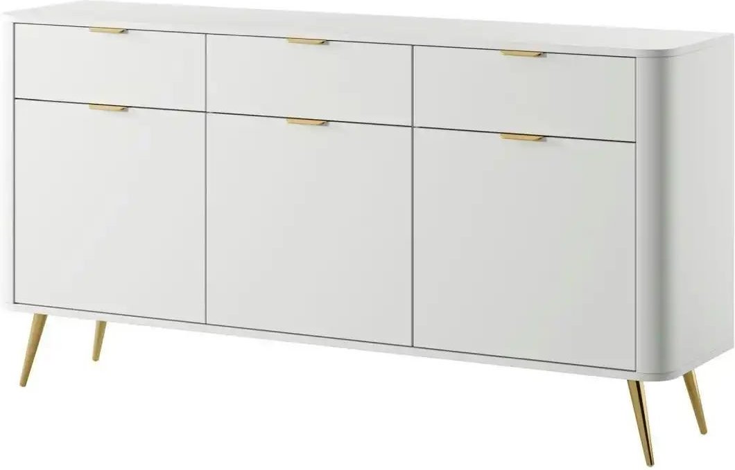 Selsey Sideboard Oval ¦ weiß ¦ Maße (cm): B: 163,5 H: 83,6 Kommoden & Sideboards > Sideboards - Höffner