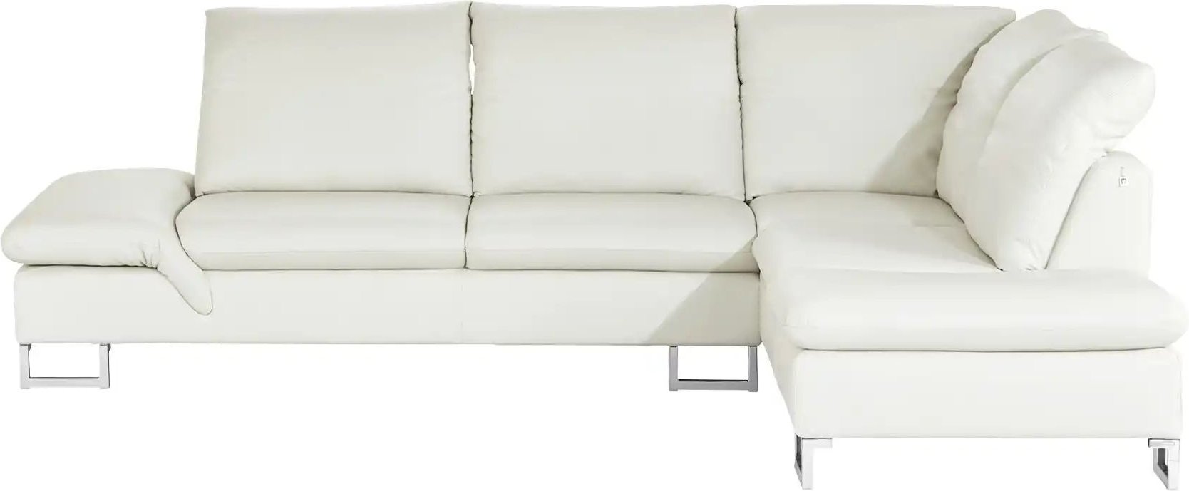W.SCHILLIG Ledersofa Saraa ¦ creme ¦ Maße (cm): B: 314 H: 86 T: 198.0 Polstermöbel > Sofas > Ecksofas - Höffner
