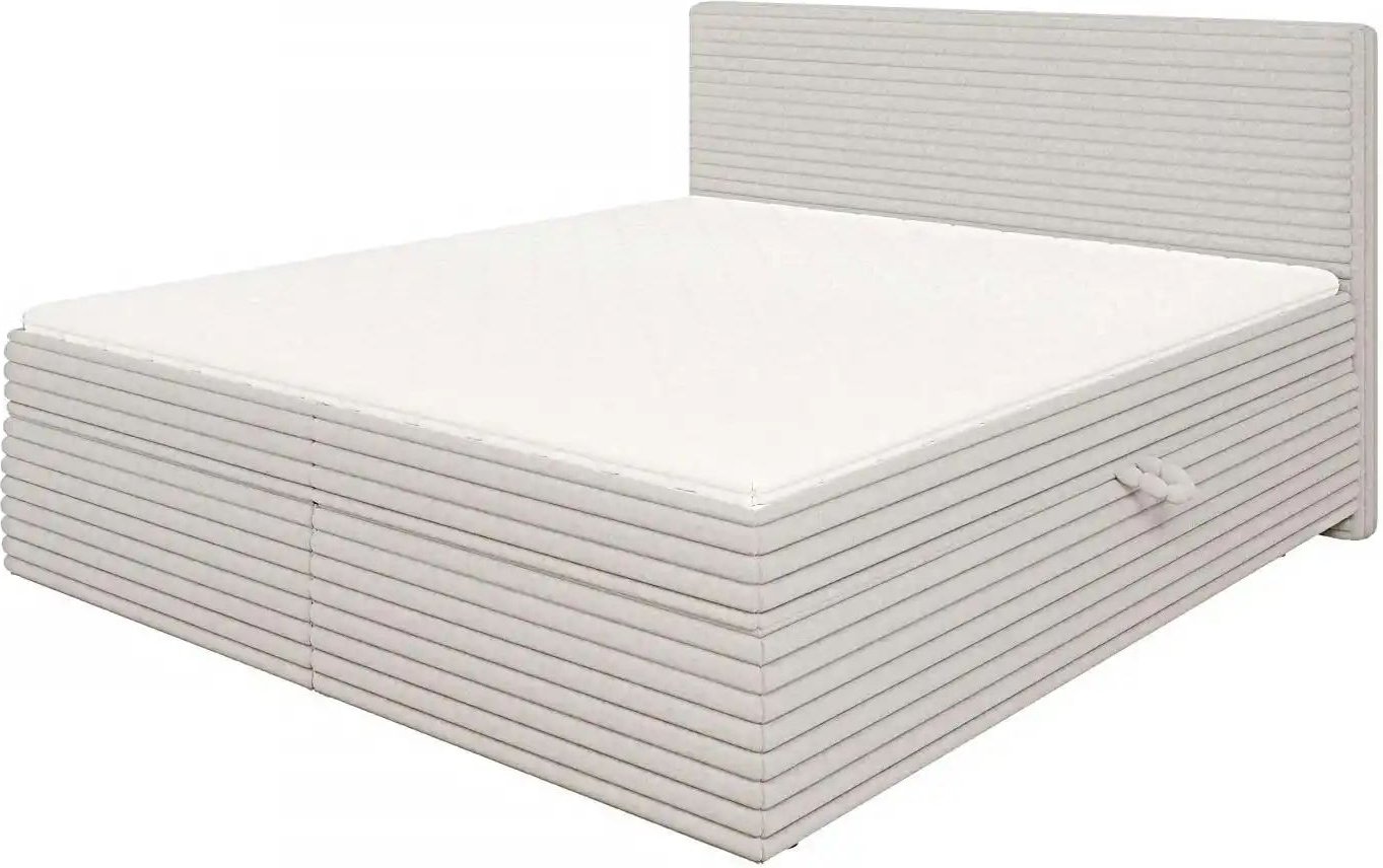 Boxbett mit Stauraum und Topper H3 Neo ¦ grau ¦ Maße (cm): B: 185 H: 110 Betten > Boxspringbetten - Höffner