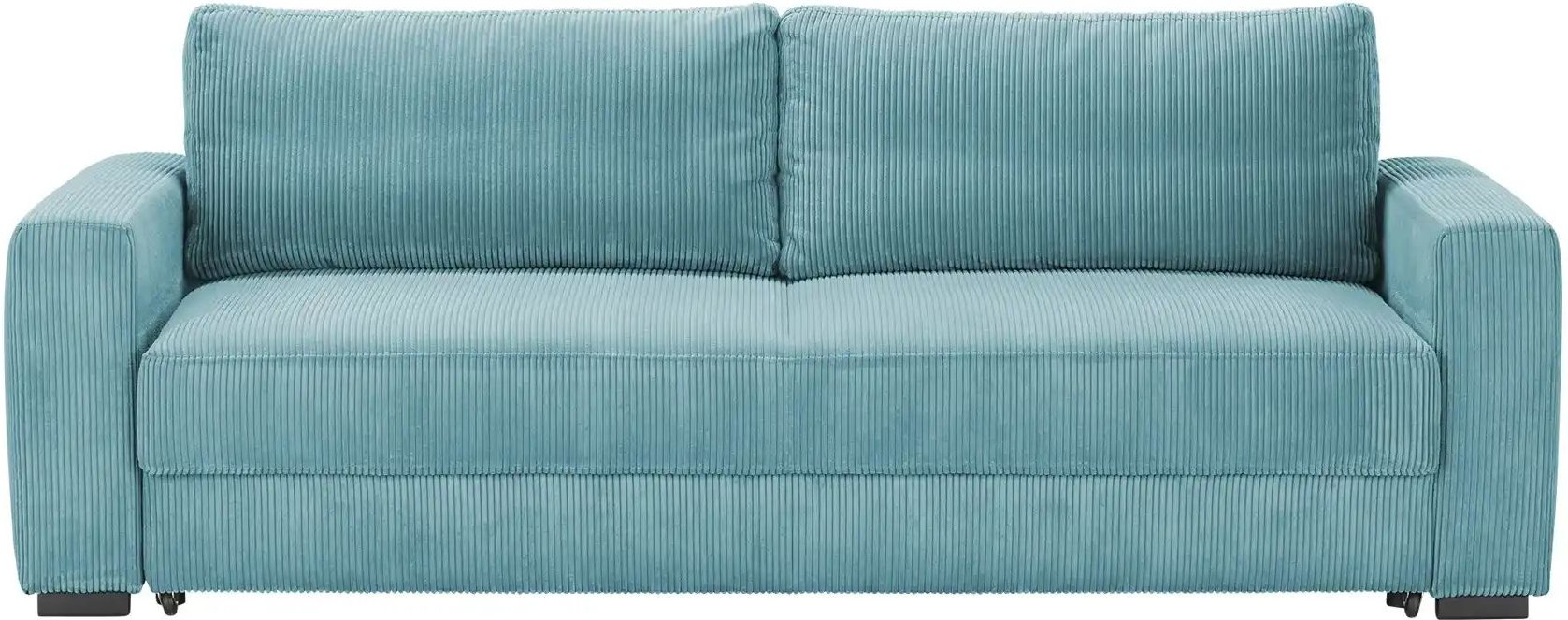 Querschläfer mit Schlaffunktion Lindsey ¦ blau ¦ Maße (cm): B: 244 H: 92 T: 114.0 Polstermöbel > Sofas > 2-Sitzer - Höff...