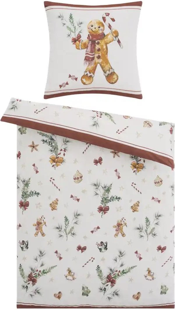 como Biber Bettwäsche Gingerbread ¦ Maße (cm): B: 135 Bettwaren > Bettwäsche > Bettwäsche Winter - Höffner
