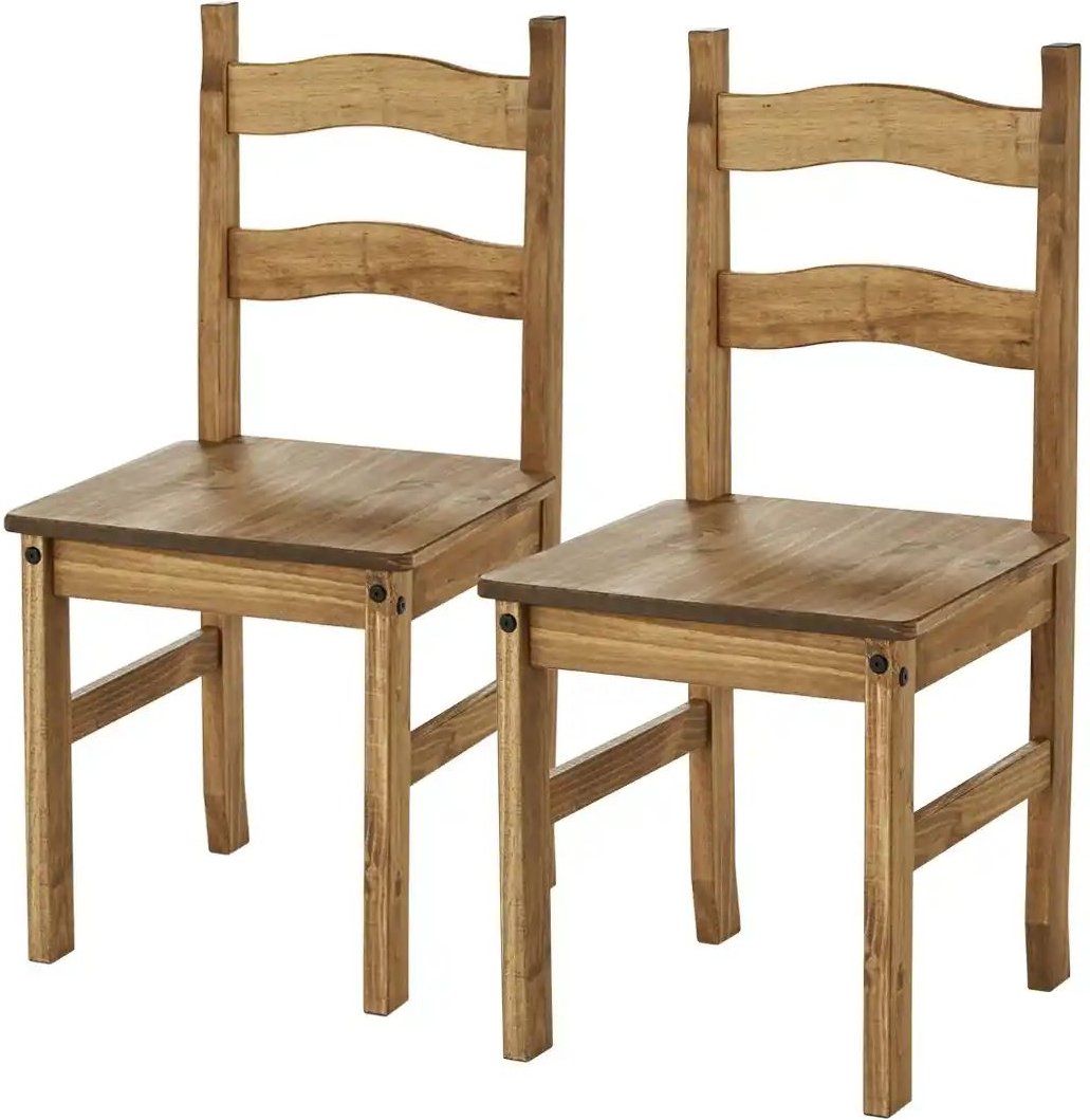 Stuhlpaar (2er-Set) Veracruz ¦ holzfarben ¦ Maße (cm): B: 44 H: 107 T: 45.0 Stühle > Holzstühle - Höffner