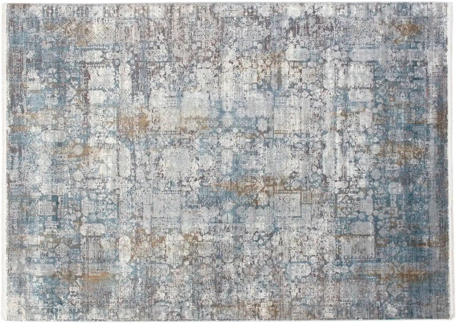 Musterring Teppich ¦ grau ¦ Viskose,Synthetische Fasern ¦ Maße (cm): B: 140 H: 0,8 Teppiche > Wohnteppiche - Höffner