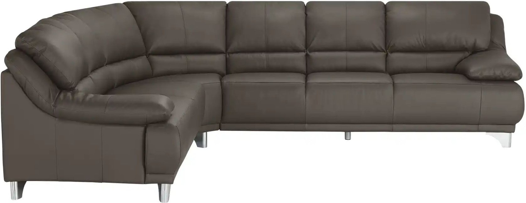 Thumbnail - divanotti Ecksofa aus Echtleder Maranello ¦ braun ¦ Maße (cm): B: 295 H: 87 T: 253.0 Polstermöbel > Sofas > Ecksofas - H...