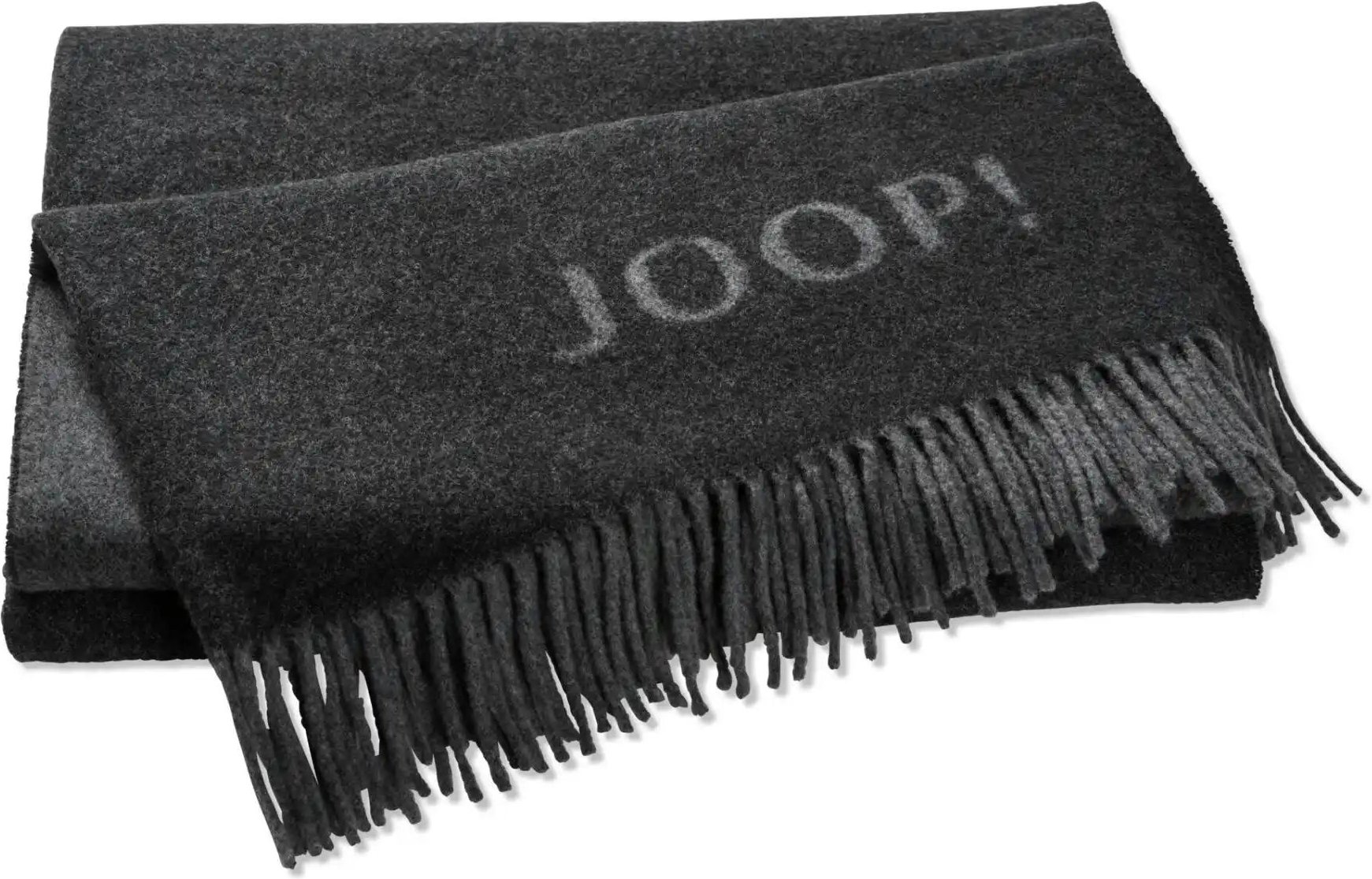 JOOP! Plaid Fine Doubleface ¦ grau ¦ Wollmix ¦ Maße (cm): B: 130 H: 1 Dekokissen & Decken > Kuscheldecken & Wohndecken...