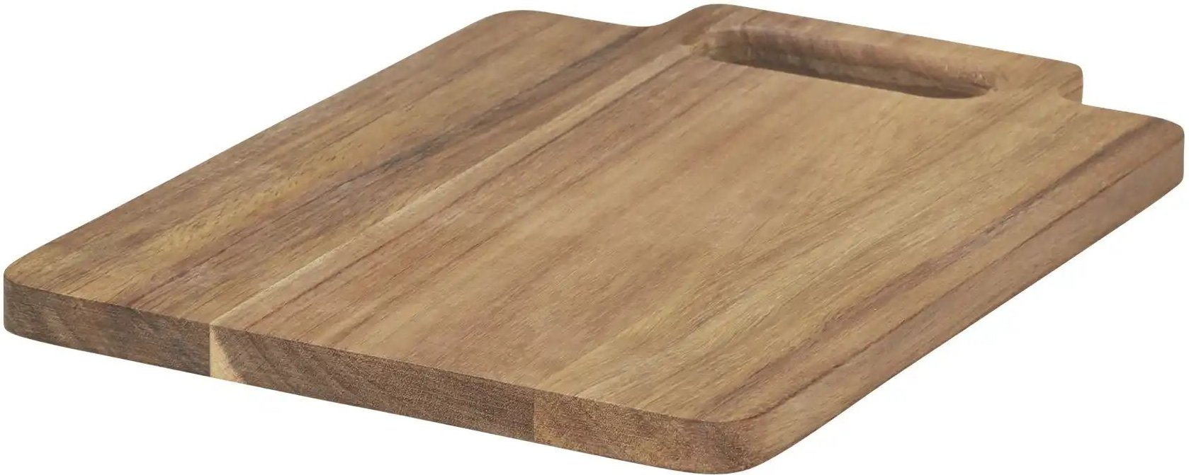 KHG Tablett eckig klein Tabletts aus Akazienholz ¦ holzfarben ¦ Holz ¦ Maße (cm): B: 22,5 H: 1,5 Küchenzubehör & Helfe...