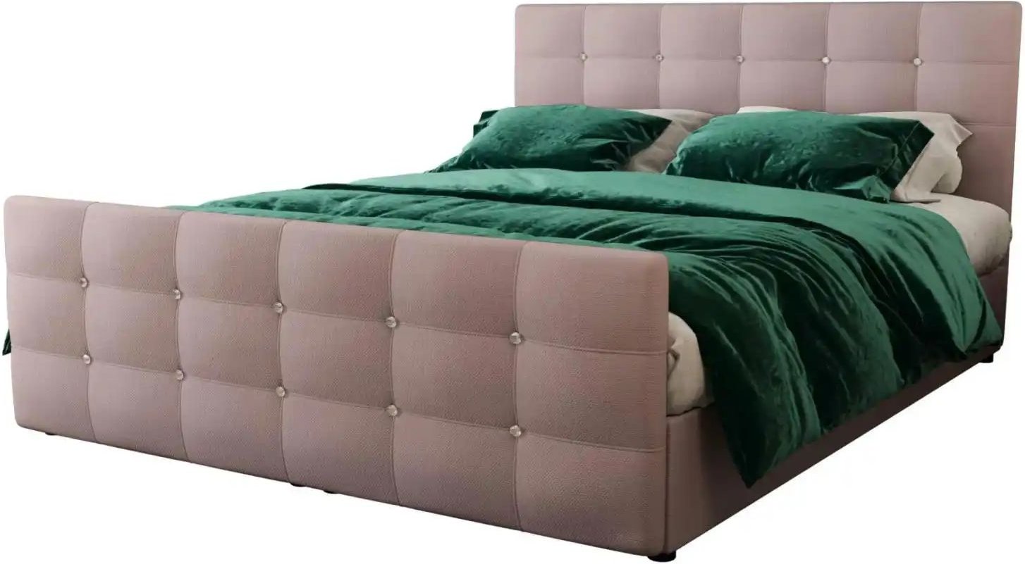 Boxbett mit Stauraum und Topper Kleo ¦ rosa/pink ¦ Maße (cm): B: 140 H: 105 Betten > Komfortbetten - Höffner