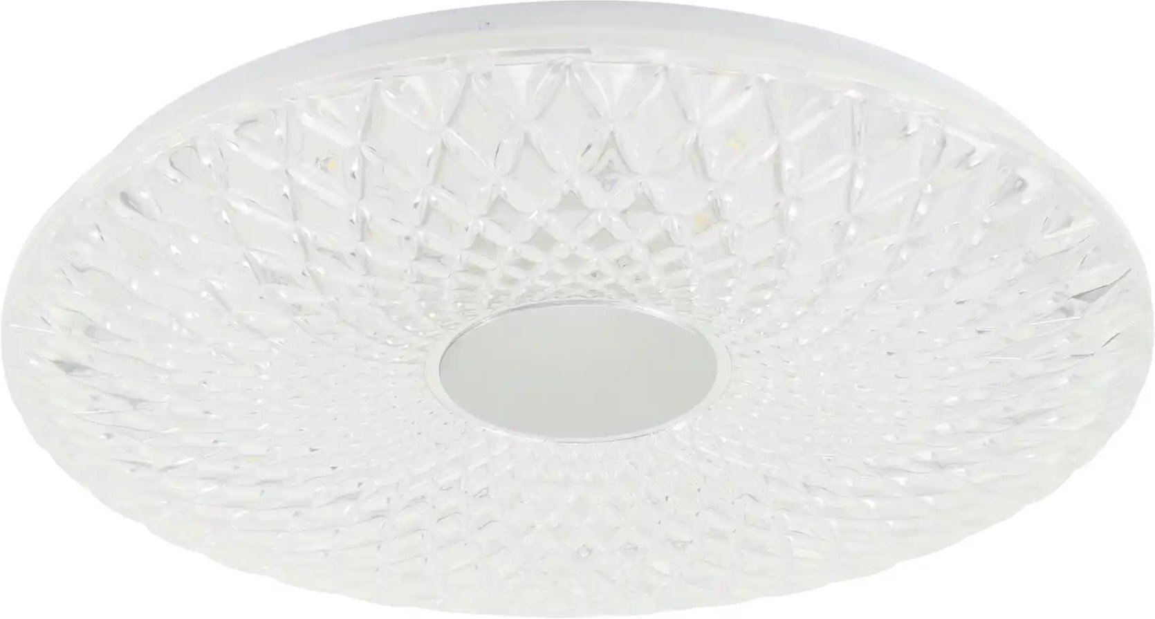 Thumbnail - KHG LED-Deckenleuchte 1-flammig Kristalloptik ¦ transparent/klar ¦ Maße (cm): H: 8 Ø: 50 Lampen & Leuchten > Decken...
